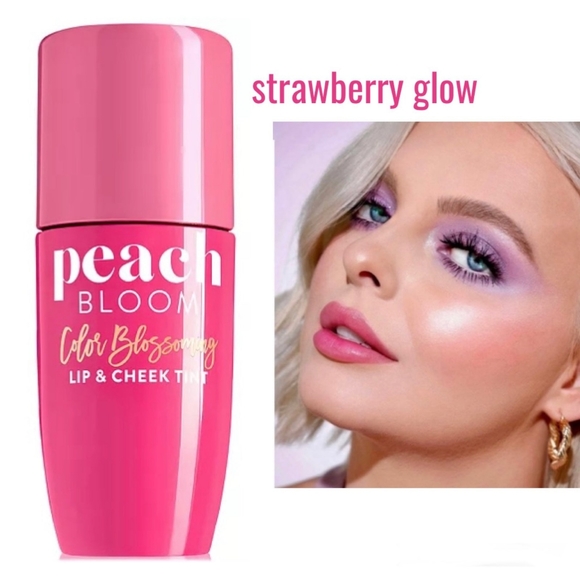 Too Faced Makeup Nib Too Faced Peach Bloom Lip Cheek Tint In